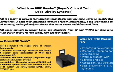 What Is an RFID Reader? (2025 Buyer’s Guide & Tech Deep-Dive by Syncotek)