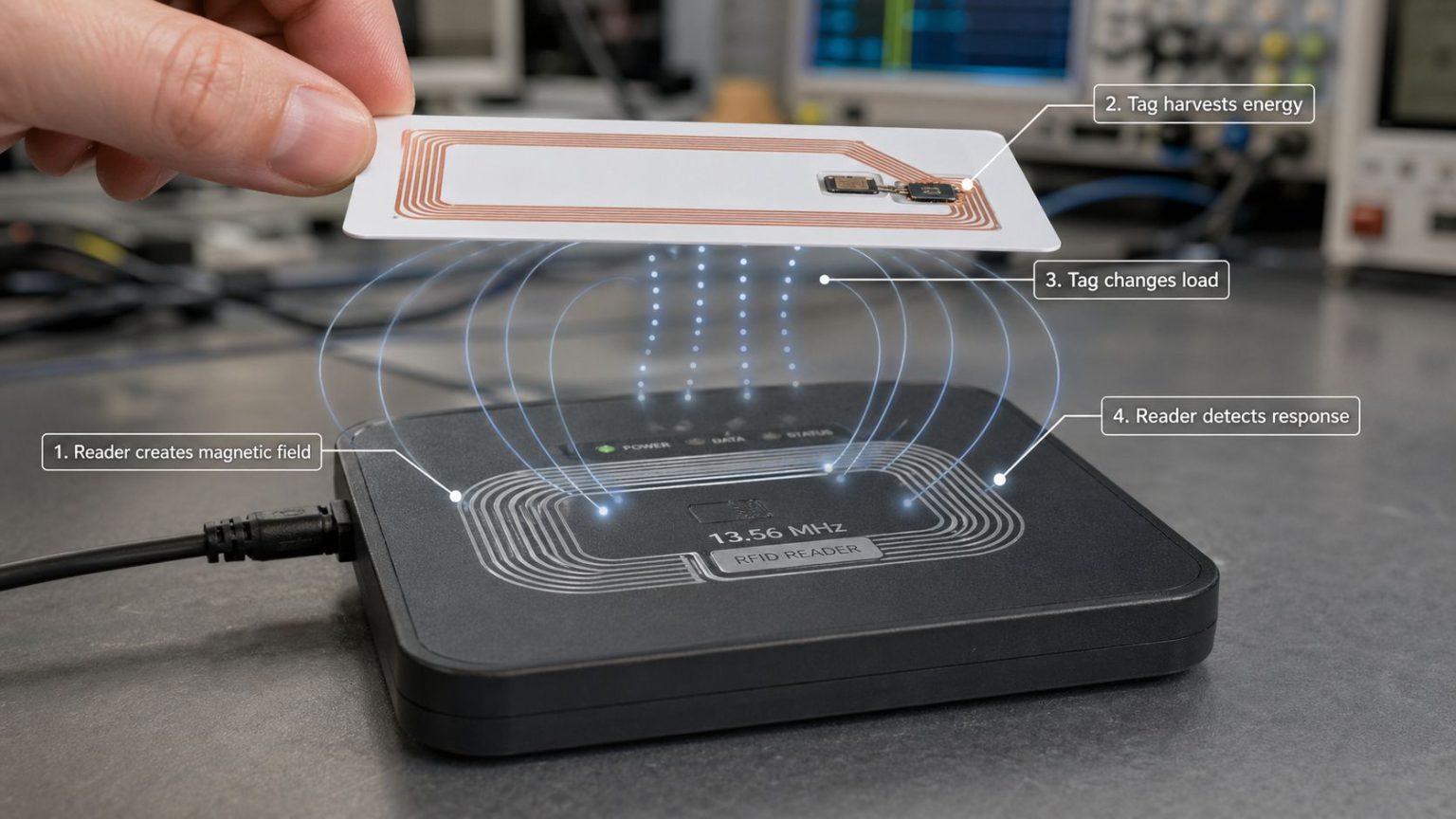 Load Tags Process What Is Load Modulation? How HF RFID and NFC Tags Send Data Back to a ...