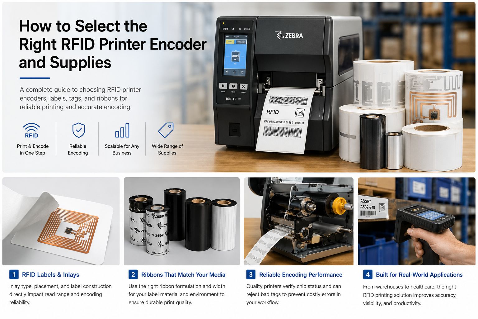 How to Select the Right RFID Printer Encoder and Supplies - Syncotek