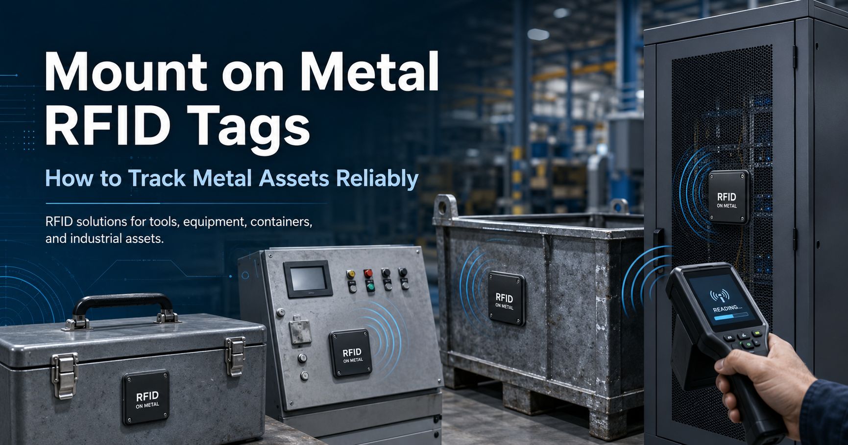 Tag High Mount Module Mount on Metal RFID Tags: How to Track Metal Assets Reliably - Syncotek