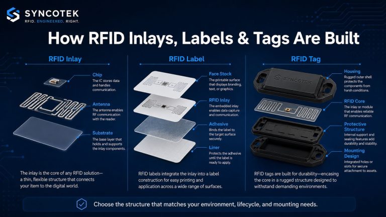 RFID Inlays, Tags, and Labels: What’s the Difference and How to Choose