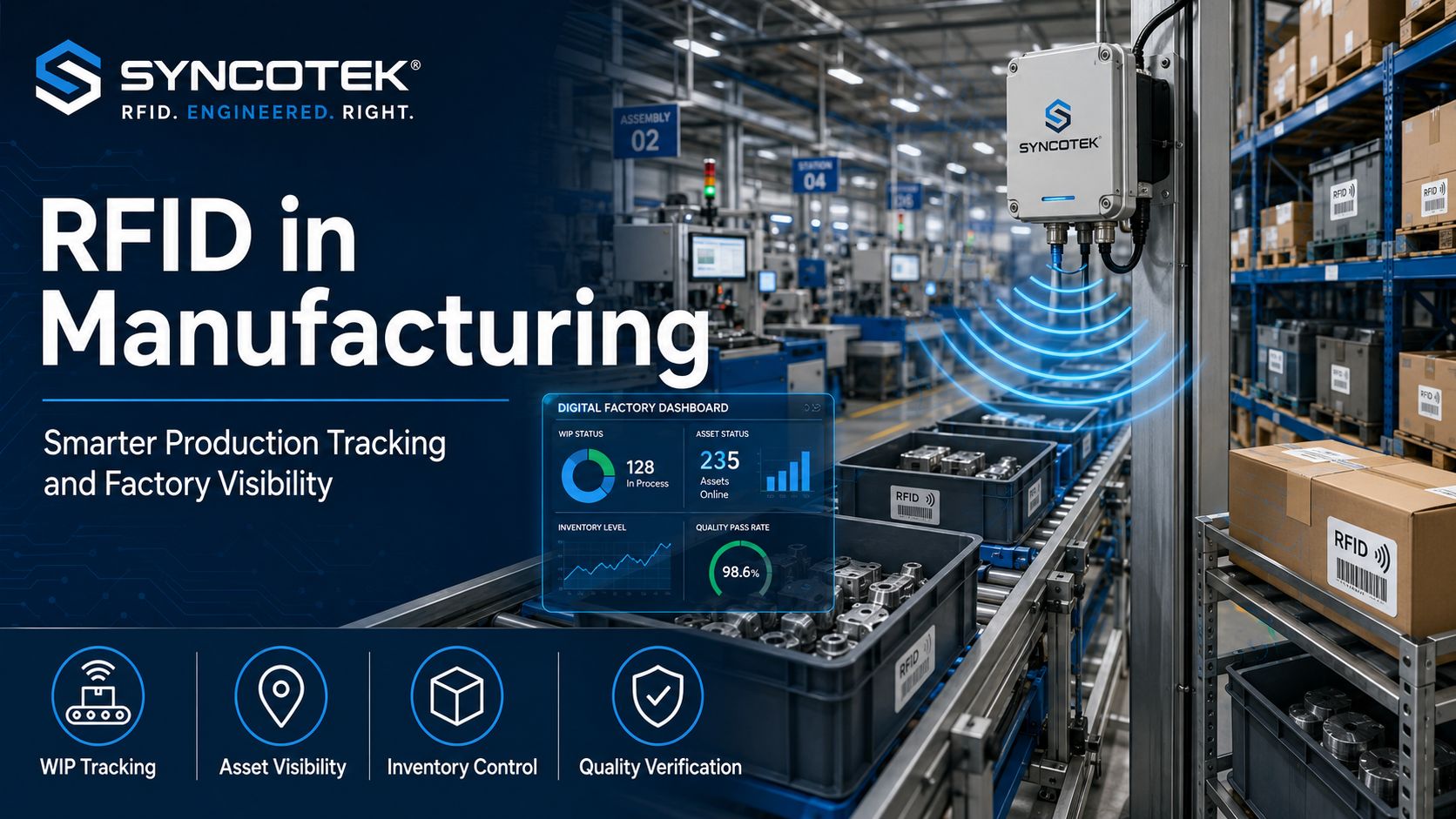 RFID in Manufacturing: Smarter Production Tracking and Factory Visibility