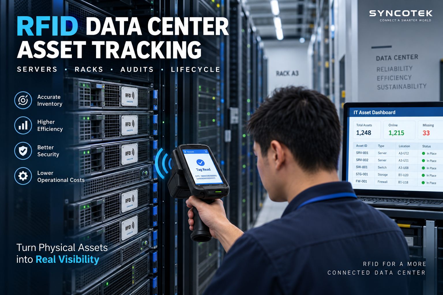 Data Center RFID Asset Lifecycle