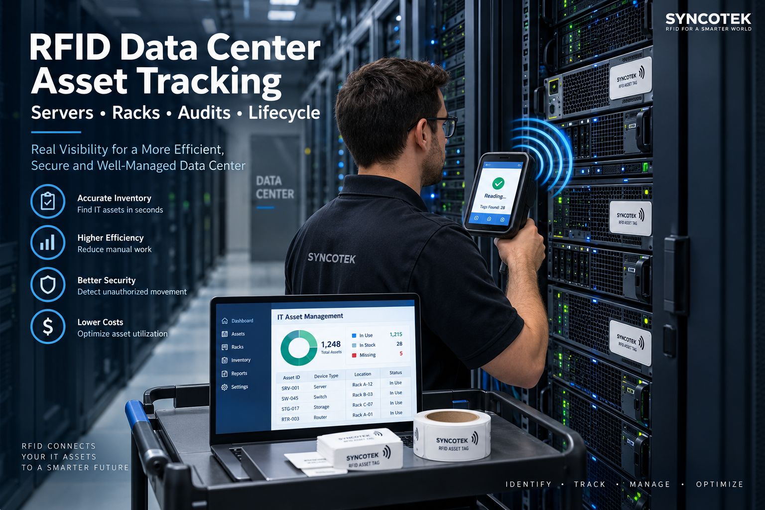 RFID Integration with DCIM CMDB and ITAM