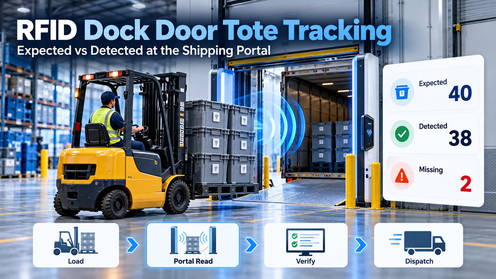 RFID Dock Door Tote Tracking