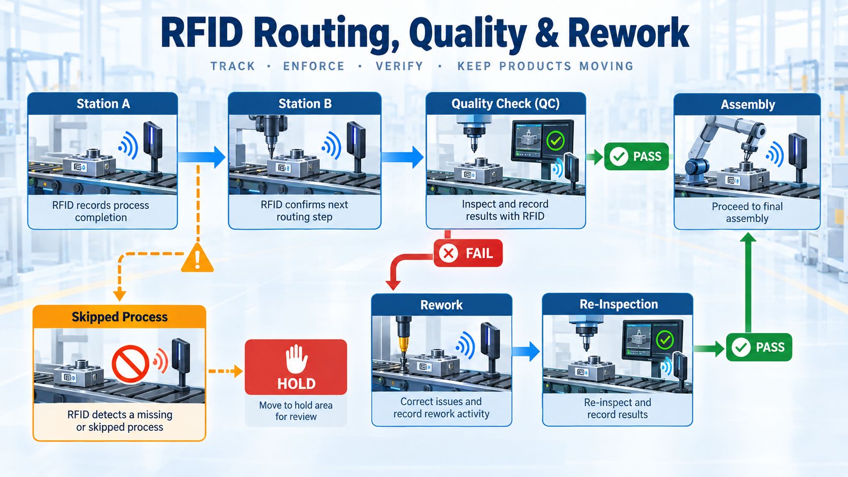 RFID Routing Quality and Rework