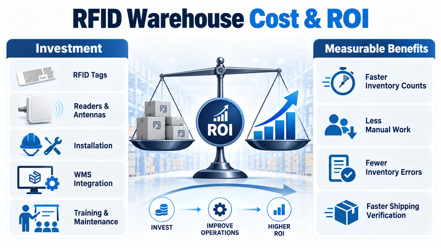 RFID Warehouse Cost and ROI Breakdown